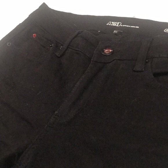 A’2ND Black Destructed Stretch Ankle Skinny 7 - Picture 3 of 16